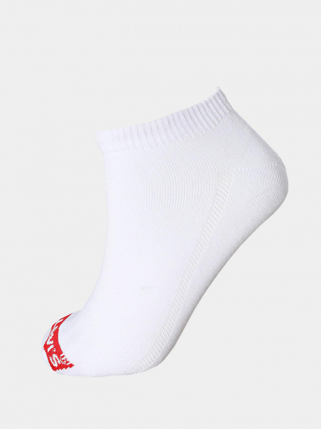 Pack 3 paires de chaussettes basses batwing logo blanc - Levi's