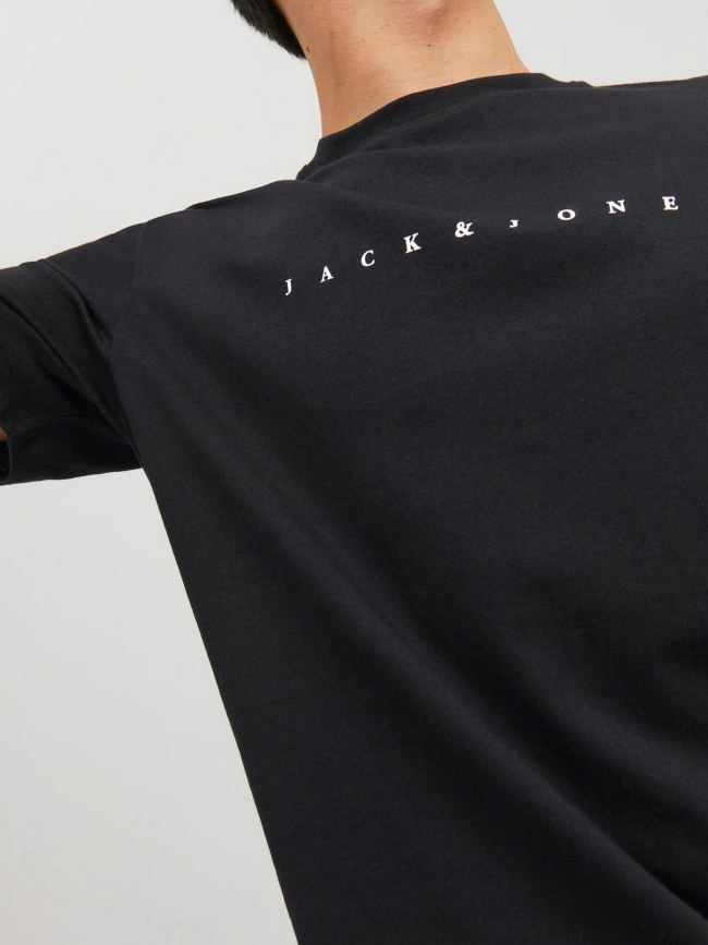 T-shirt star logo noir homme - Jack & Jones