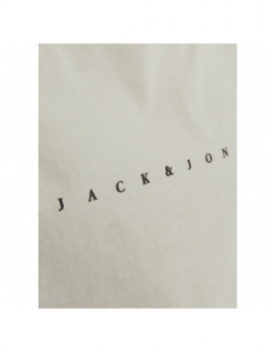 T-shirt star logo beige homme - Jack & Jones