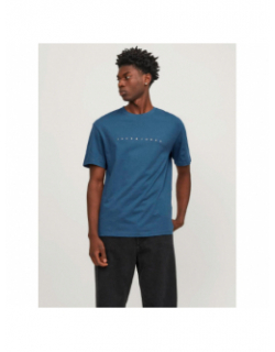 T-shirt star logo bleu homme - Jack & Jones