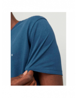 T-shirt star logo bleu homme - Jack & Jones