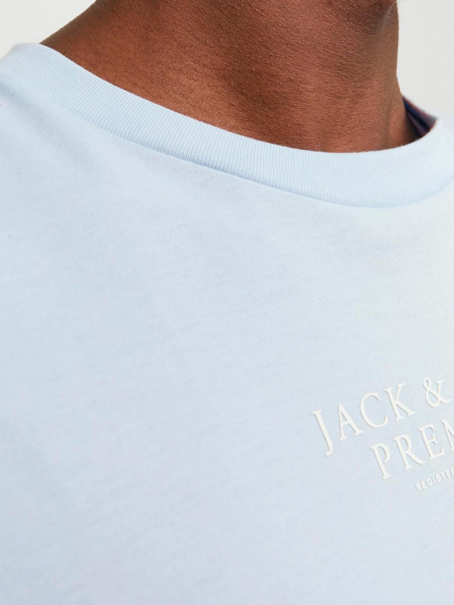 T-shirt archie bleu homme - Jack & Jones