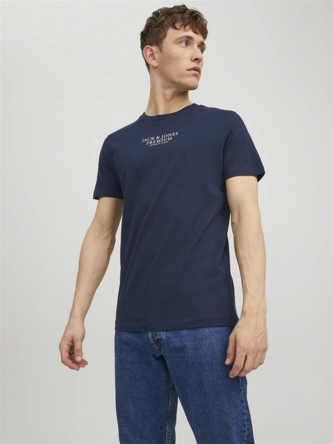 T-shirt archie bleu marine homme - Jack & Jones