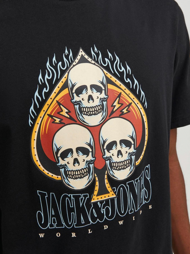 T-shirt heavens noir homme - Jack & Jones