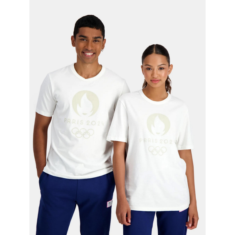 T-shirt JO paris 2024 blanc - Le Coq Sportif
