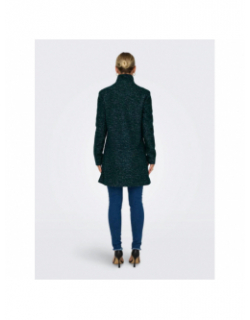 Manteau en laine sophia wool vert femme - Only