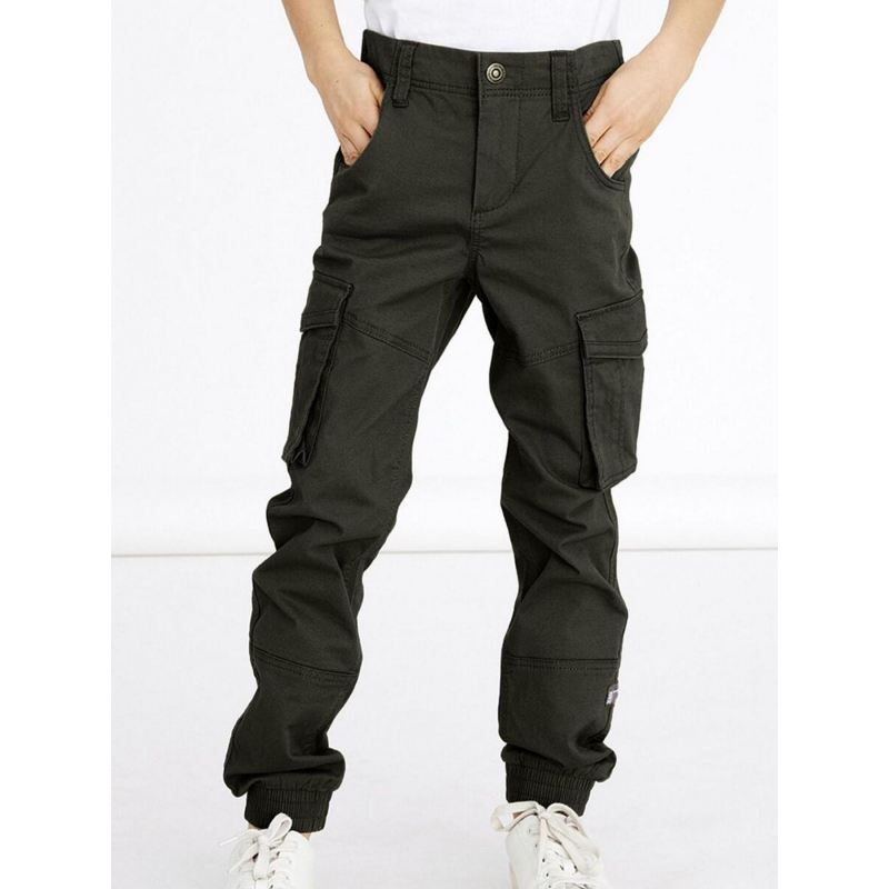 Pantalon cargo ryan kaki foncé garçon - Name It