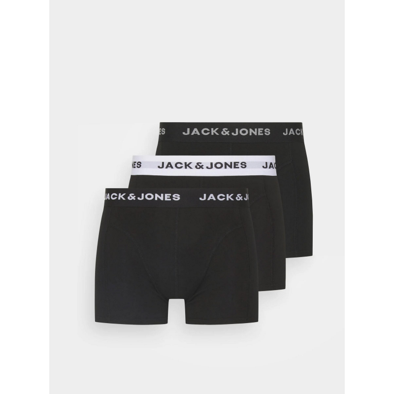Pack 3 boxers solid noir homme - Jack & Jones