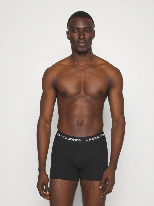 Pack 3 boxers solid noir homme - Jack & Jones