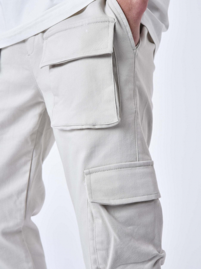 Pantalon multi-poches beige homme - Project X Paris