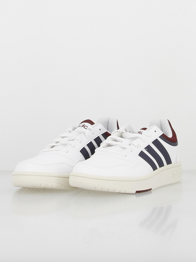 Baskets hoops 3.0 bleu blanc homme - Adidas