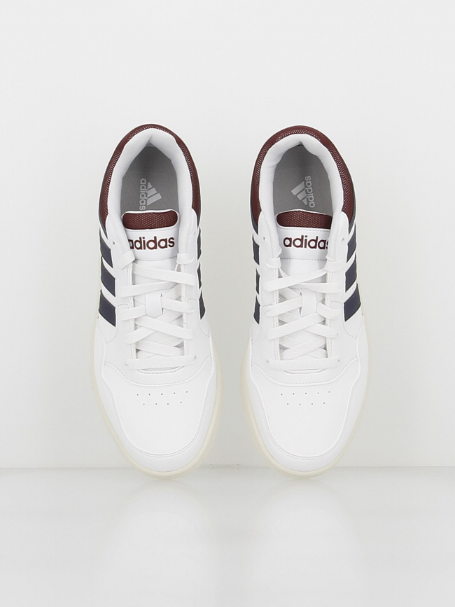 Baskets hoops 3.0 bleu blanc homme - Adidas