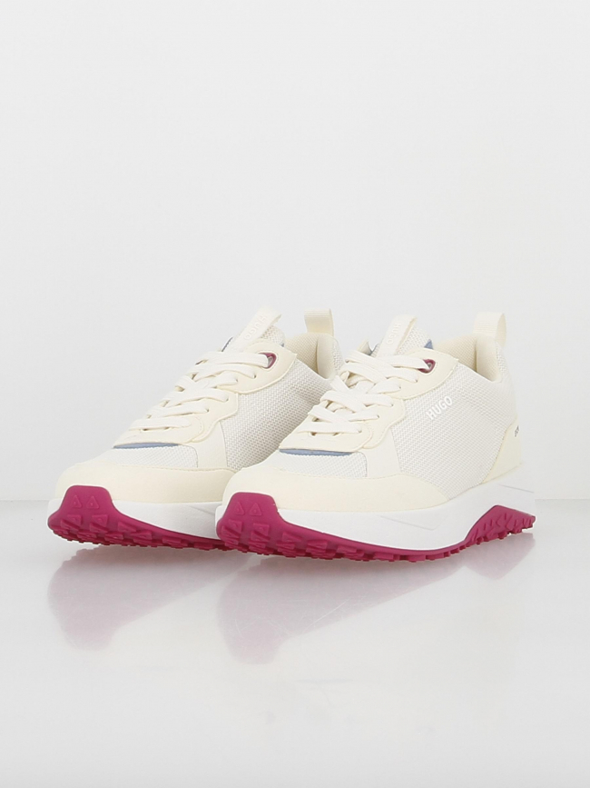 Baskets kane runn meth blanc crème femme - Hugo