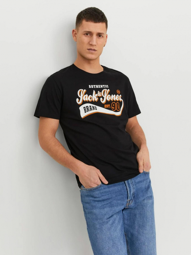 T-shirt essential logo noir homme - Jack & Jones