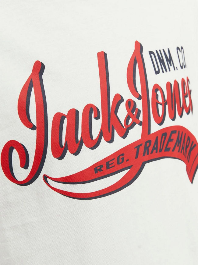 T-shirt essential logo blanc homme - Jack & Jones