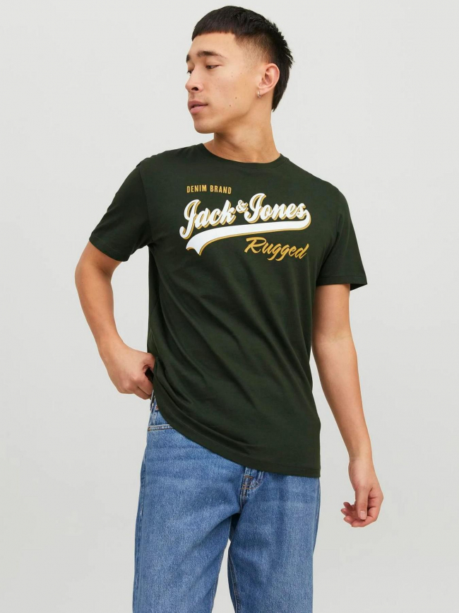 T-shirt essential logo vert homme - Jack & Jones