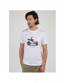 T-shirt graphic tatami blanc homme - Oxbow