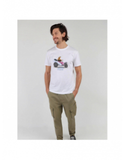 T-shirt graphic tatami blanc homme - Oxbow