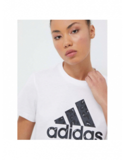 T-shirt logo animal blanc femme - Adidas