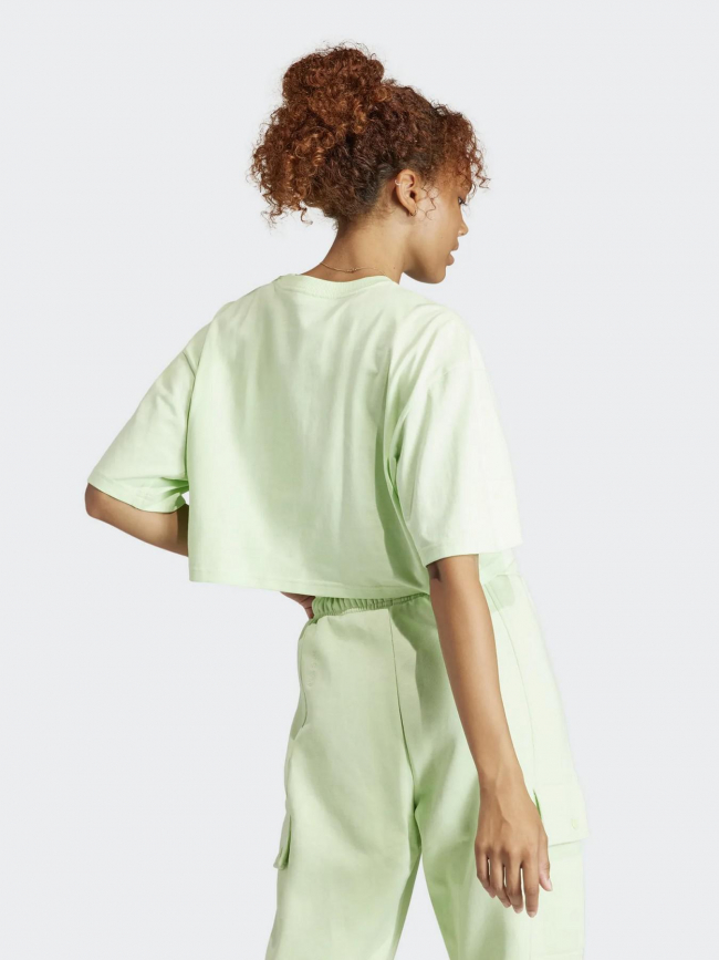 T-shirt crop all szn vert femme - Adidas