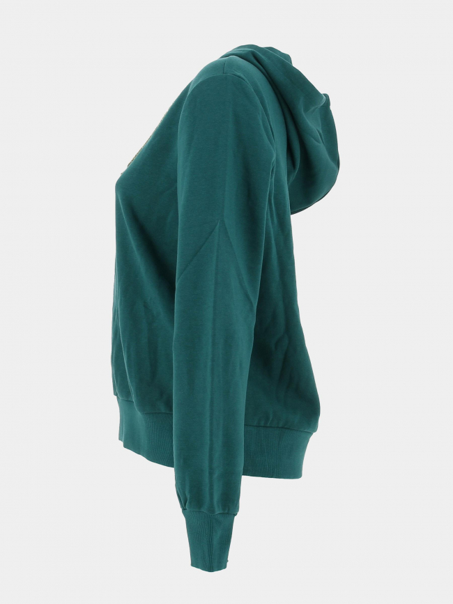 Sweat à capuche coeur noli vert femme - Only