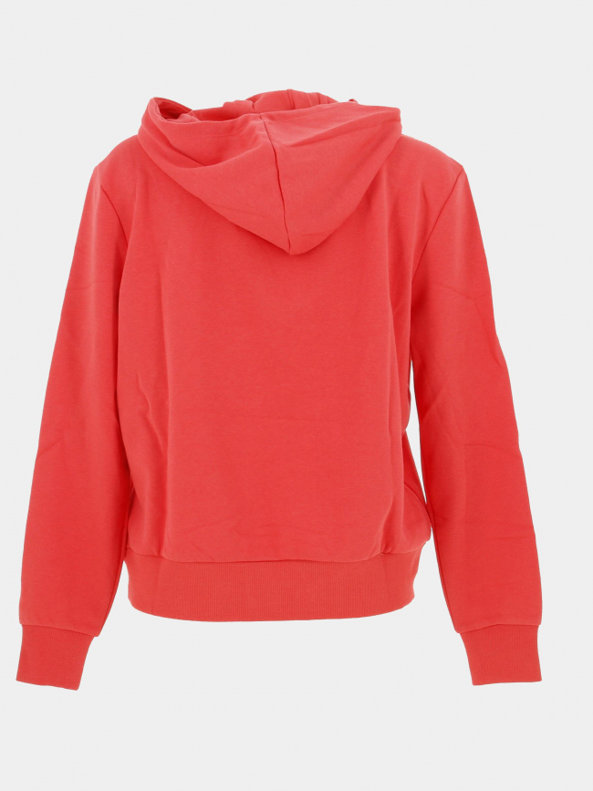 Sweat à capuche coeur noli rose femme - Only