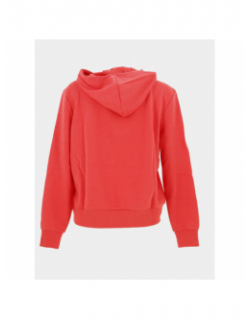 Sweat à capuche coeur noli rose femme - Only