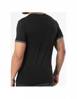 T-shirt uni logo the tee 2 noir homme - Teddy Smith