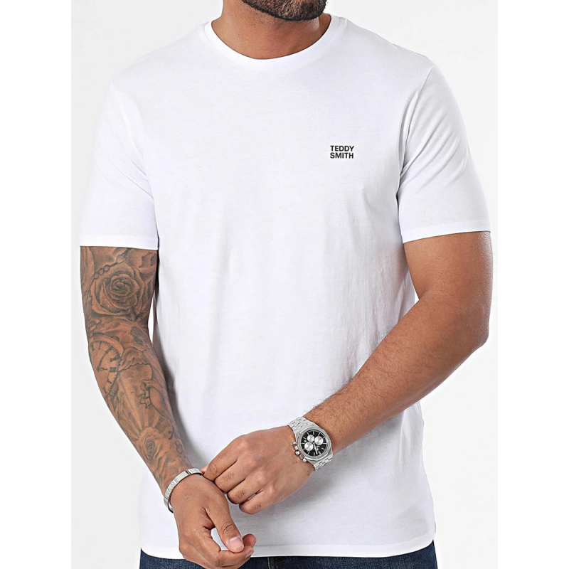 T-shirt the tee 1 blanc homme - Teddy Smith