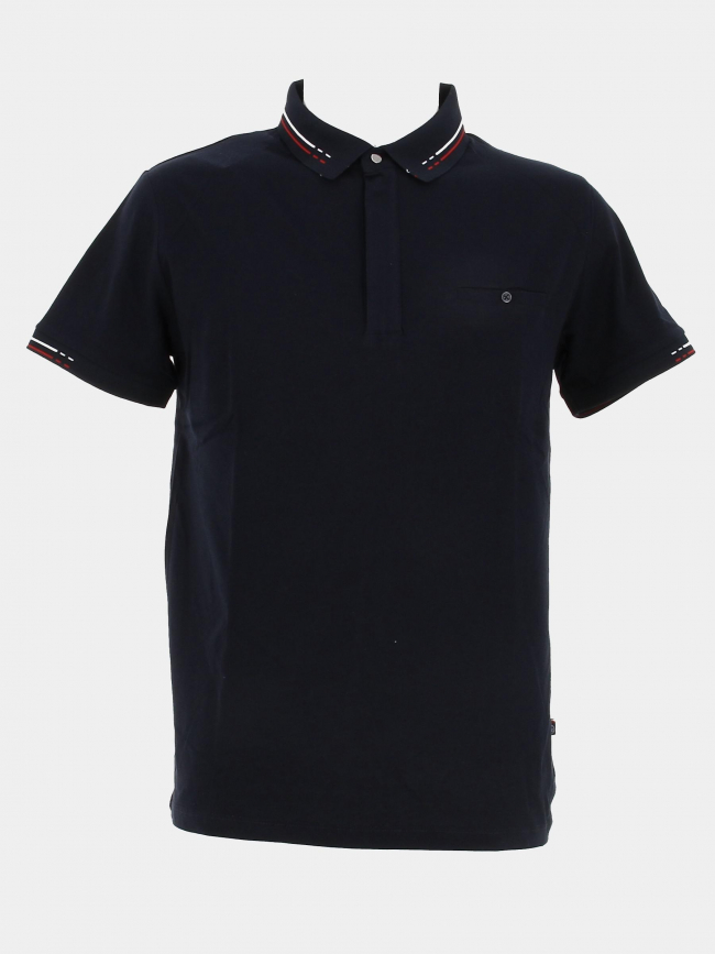 Polo ginkama bleu marine homme - Benson & Cherry