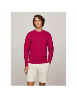 Pull fin uni 1985 rouge homme - Tommy Hilfiger