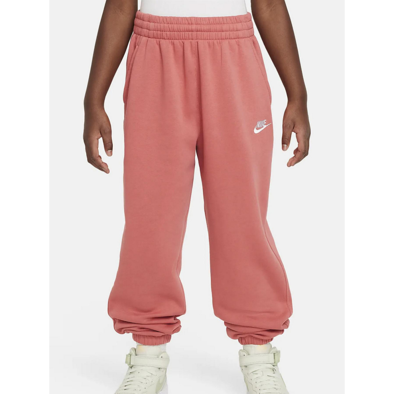 Jogging sportswear club loose rose fille - Nike