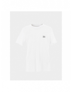 T-shirt uni logo the tee blanc garçon - Teddy Smith