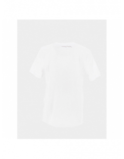 T-shirt uni logo the tee blanc garçon - Teddy Smith