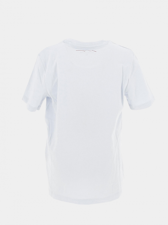 T-shirt uni logo the tee bleu clair garçon - Teddy Smith