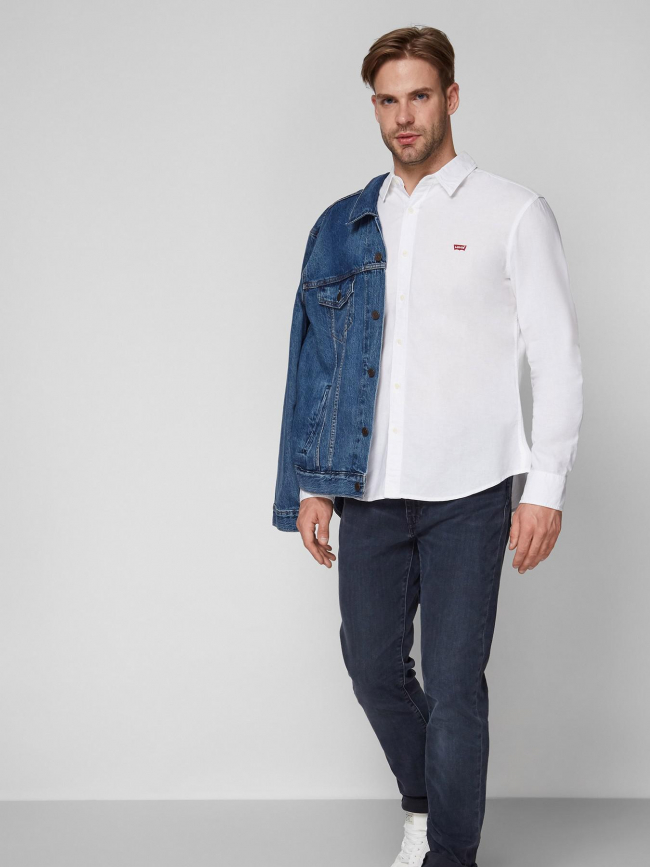 Chemise slim battery blanc homme - Levi's