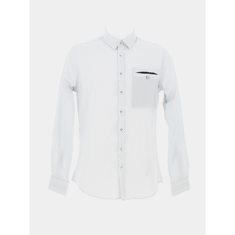 Chemise imprimées lomzi bleu homme - Benson & Cherry