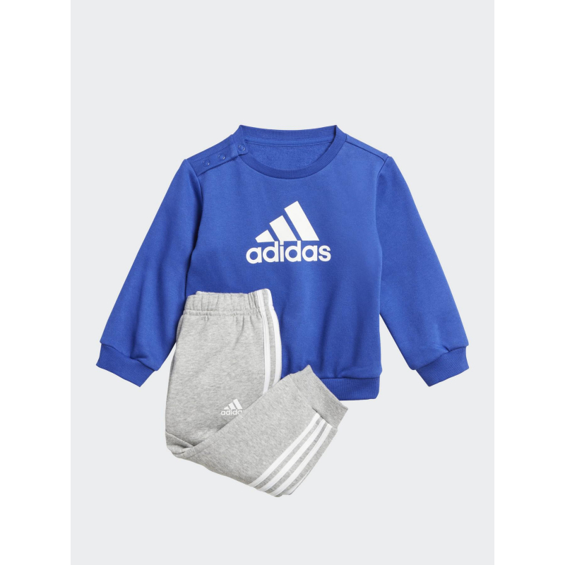 Ensemble jogging bos logo bleu gris enfant - Adidas