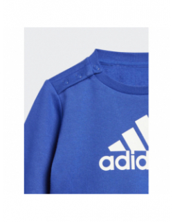 Ensemble jogging bos logo bleu gris enfant - Adidas