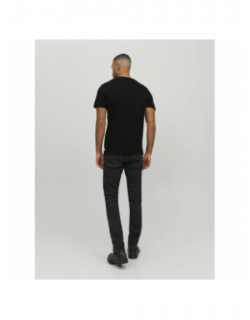 T-shirt organic basic col v noir homme - Jack & Jones