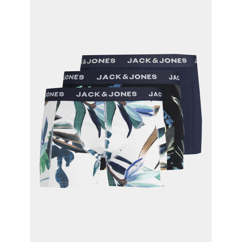 Pack 3 boxers louis bleu marine homme - Jack & Jones