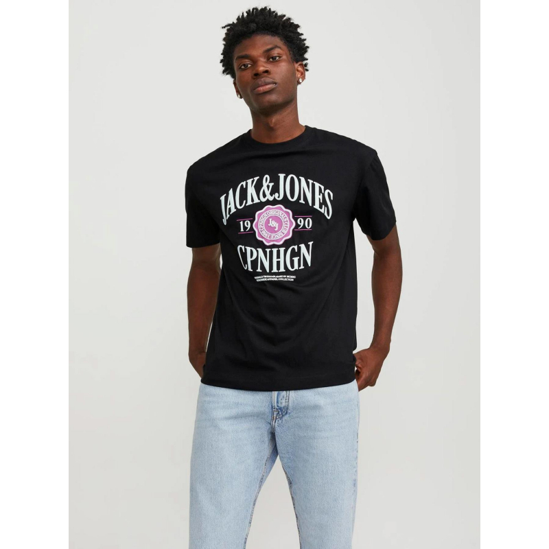 T-shirt originals noir et rose homme - Jack & Jones