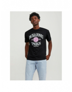 T-shirt originals noir et rose homme - Jack & Jones