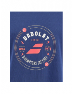 T-shirt de tennis graphique bleu marine homme - Babolat