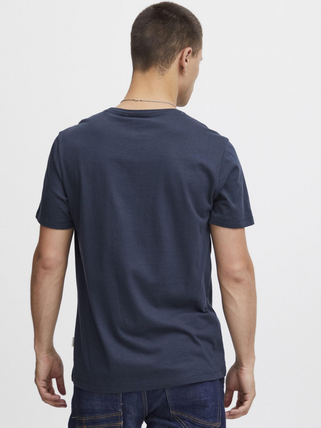 T-shirt vintage logo bleu marine homme - Blend