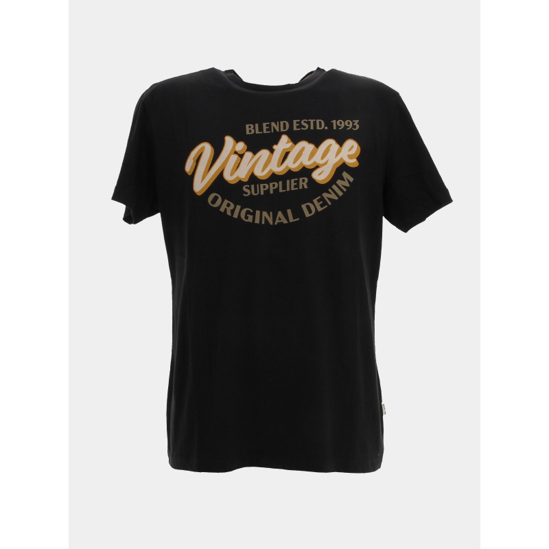 T-shirt vintage logo noir homme - Blend