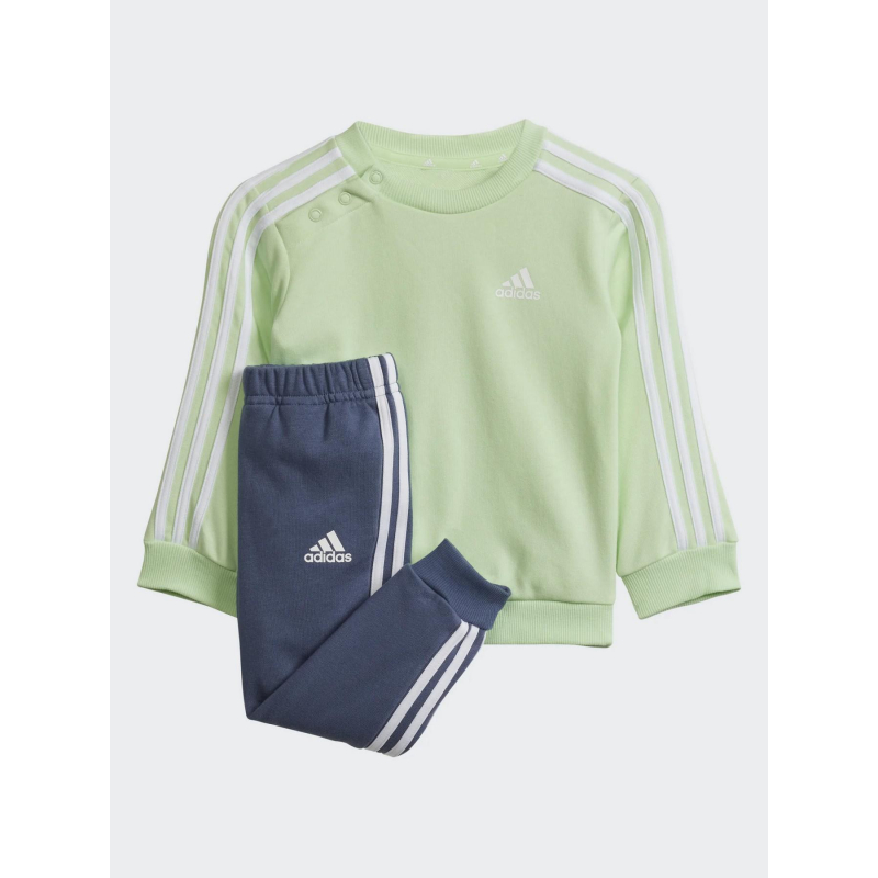 Ensemble de survêtement 3S bleu vert enfant - Adidas