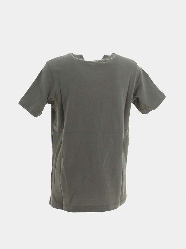 T-shirt cologan crew neck kaki garçon - Jack & Jones