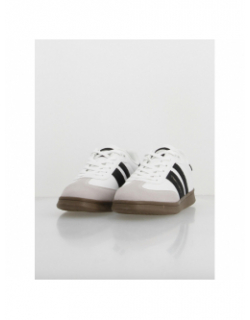 Baskets basses bimatière blanc homme - Teddy Smith