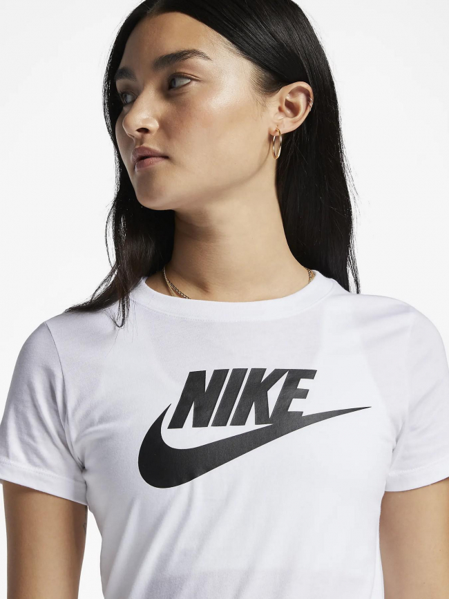 T-shirt nsw club manche courte blanc femme - Nike